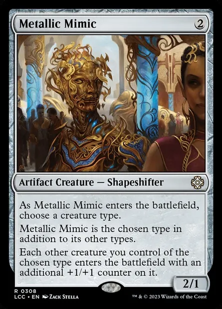 Metallic Mimic, Magic card LCC 308 — The Lost Caverns of Ixalan Commander set