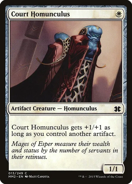 Homoncule de la cour, carte Magic MM2 13 — extension Modern Masters 2015
