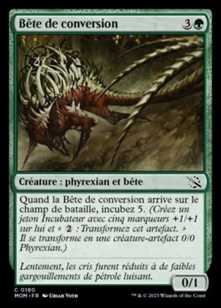 Bête de conversion, carte Magic MOM 180 — extension L'invasion des machines