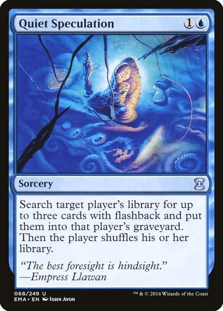 Calme spéculation, carte Magic EMA 68 — extension Eternal Masters