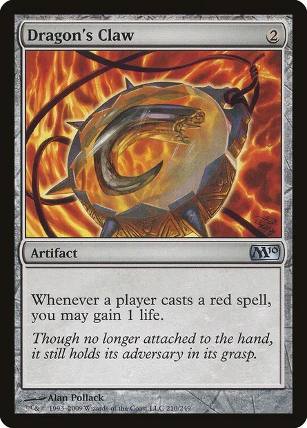 Dragon's Claw, Magic card M10 210 — Magic 2010 set