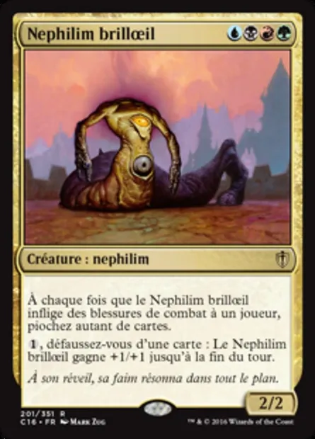 Nephilim brillœil, carte Magic C16 201 — extension Commander 2016