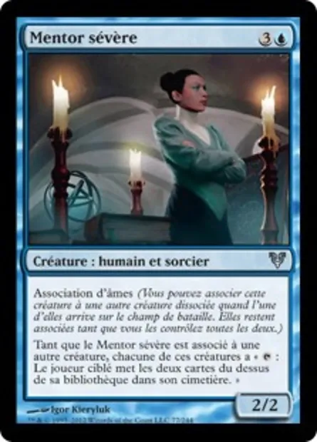 Mentor sévère, carte Magic AVR 77 — extension Avacyn ressuscitée