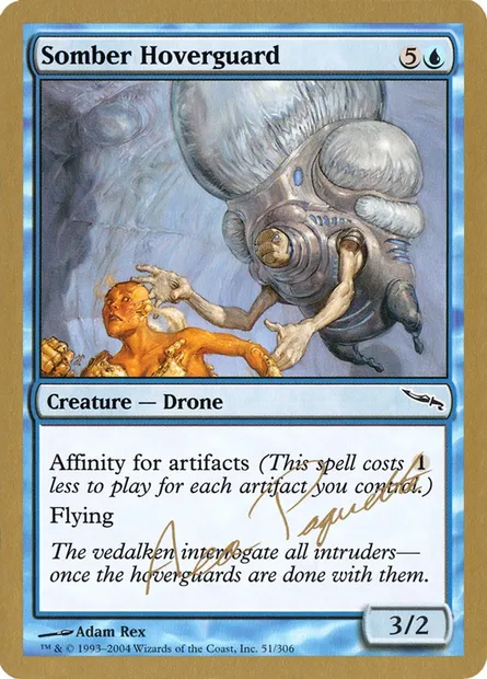 Somber Hoverguard, Magic card WC04 ap51 — World Championship Decks 2004 set