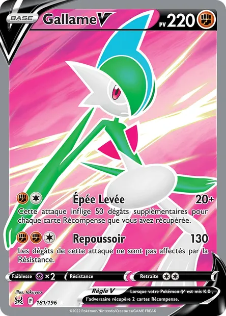 Gallame V, carte Pokémon LOR 181 — extension Origine Perdue