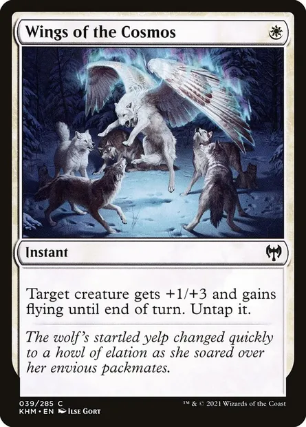 Wings of the Cosmos, Magic card KHM 39 — Kaldheim set