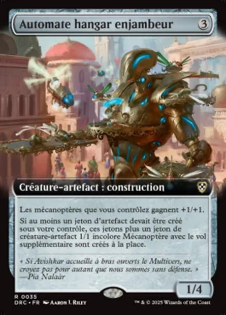 Automate hangar enjambeur, carte Magic DRC 35 — extension Aetherdrift Commander