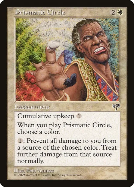 Prismatic Circle, Magic card MIR 34 — Mirage set