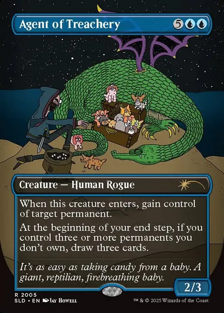 Agent of Treachery, Magic card SLD 2005 — Secret Lair Drop set