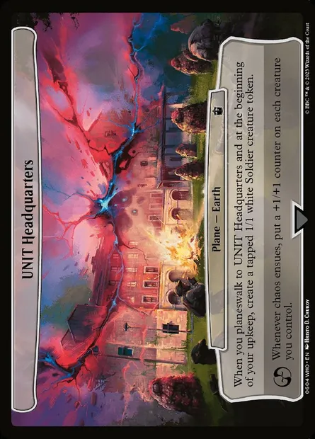 UNIT Headquarters, Magic card WHO 604 — Doctor Who set