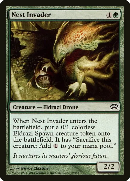 Nest Invader, Magic card PC2 69 — Planechase 2012 set