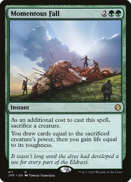 Momentous Fall, Magic card JMP 411 — Jumpstart set