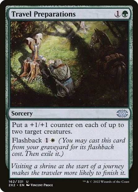Travel Preparations, Magic card 2X2 162 — Double Masters 2022 set