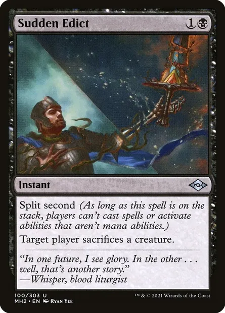 Sudden Edict, Magic card MH2 100 — Modern Horizons 2 set