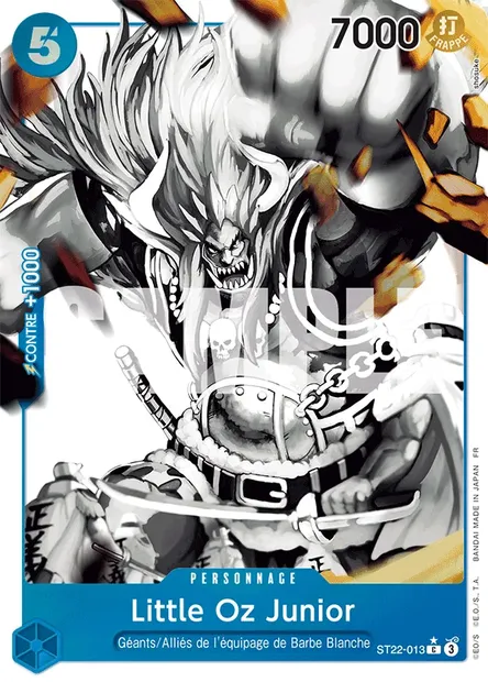 Little Oz Junior, carte One Piece ST22-013 — extension ACE ET NEWGATE