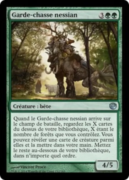 Garde-chasse nessian, carte Magic JOU 132 — extension Incursion dans Nyx