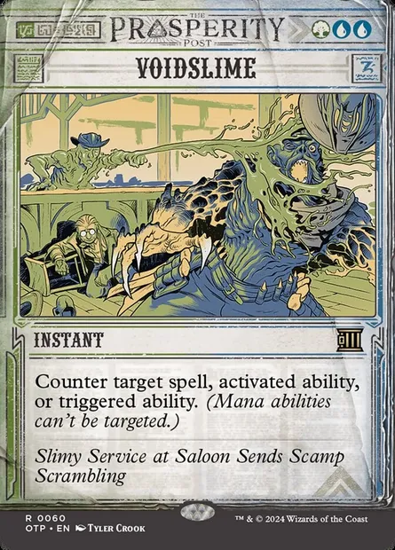 Voidslime, Magic card OTP 60 — Breaking News set