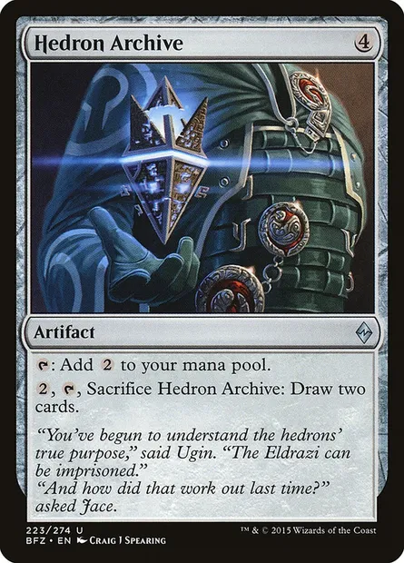 Hedron Archive, Magic card BFZ 223 — Battle for Zendikar set