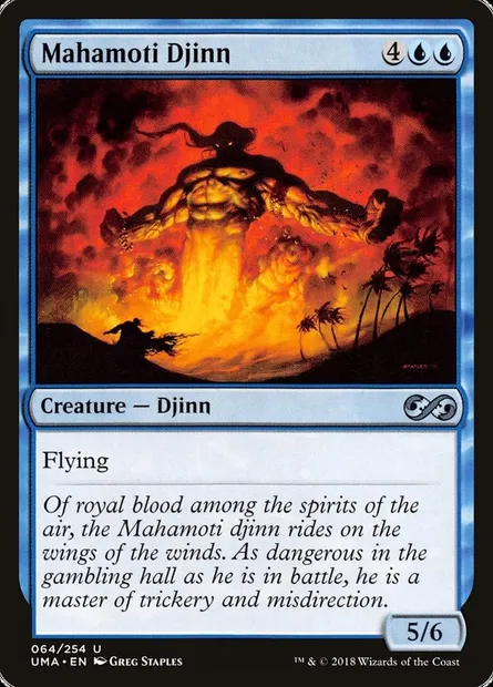 Mahamoti Djinn, Magic card UMA 64 — Ultimate Masters set