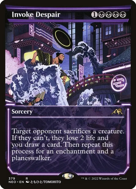 Invoke Despair, Magic card NEO 379 — Kamigawa: Neon Dynasty set