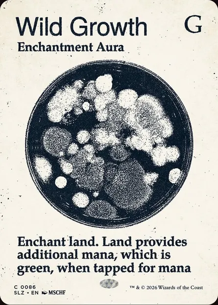 Végétation luxuriante, carte Magic SLZ 86 — extension The Zeta Set