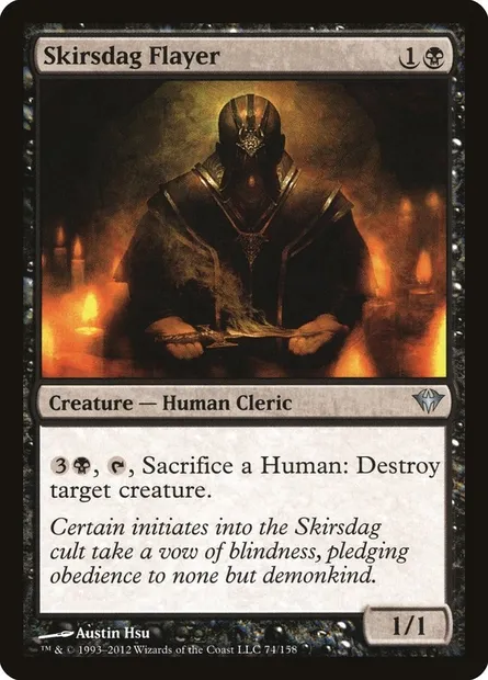 Skirsdag Flayer, Magic card DKA 74 — Dark Ascension set