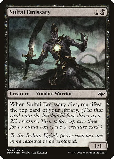 Sultai Emissary, Magic card FRF 85 — Fate Reforged set