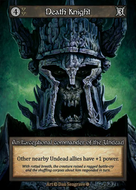 Death Knight, carte Sorcery GOT 052 — extension Gothic