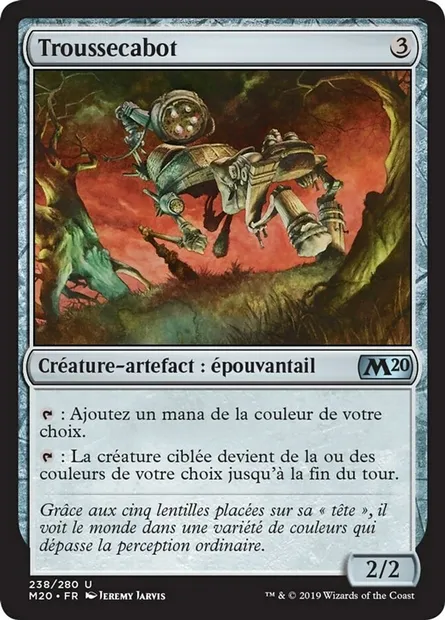 Troussecabot, carte Magic M20 238 — extension Core Set 2020