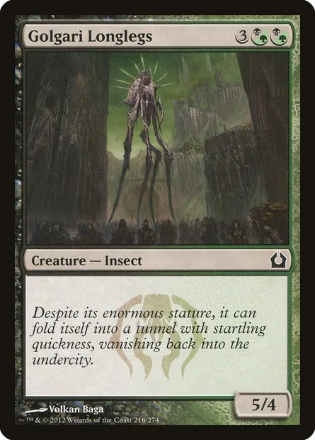 Golgari Longlegs, Magic card RTR 216 — Return to Ravnica set