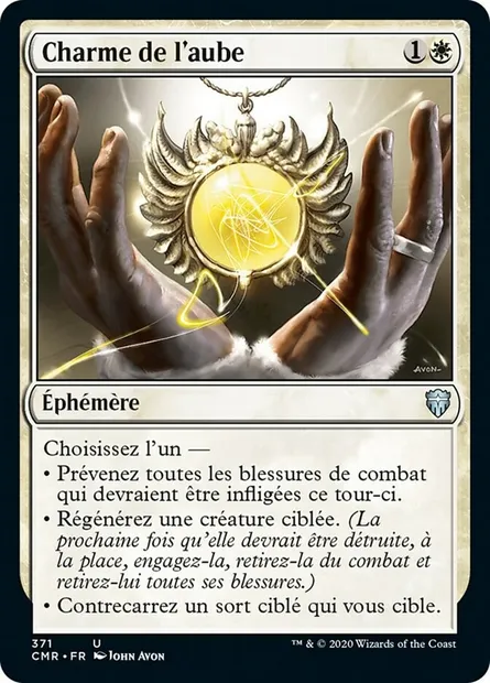 Charme de l'aube, carte Magic CMR 371 — extension Commander Legends