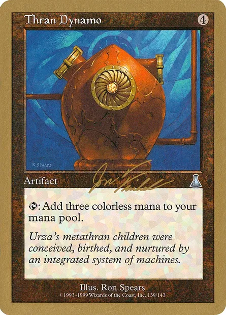 Thran Dynamo, Magic card WC00 jf139b — World Championship Decks 2000 set