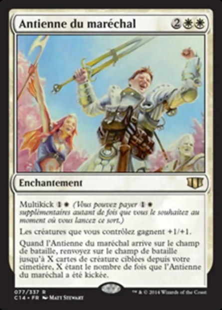 Antienne du maréchal, carte Magic C14 77 — extension Commander 2014