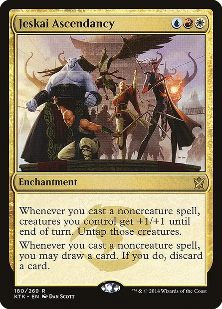 Jeskai Ascendancy, Magic card KTK 180 — Khans of Tarkir set