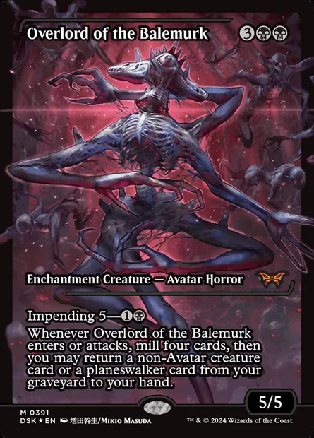 Overlord of the Balemurk, Magic card DSK 391 — Duskmourn: House of Horror set
