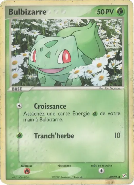 Bulbizarre, carte Pokémon MA 39 — extension EX Team Magma vs Team Aqua