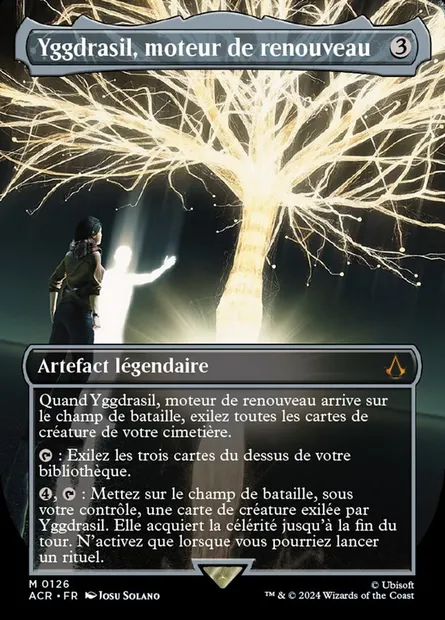 Yggdrasil, moteur de renouveau, carte Magic ACR 126 — extension Assassin's Creed