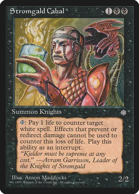 Stromgald Cabal, Magic card ICE 166 — Ice Age set