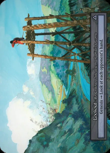 Lookout, carte Sorcery ATH 209 — extension Arthurian Legends