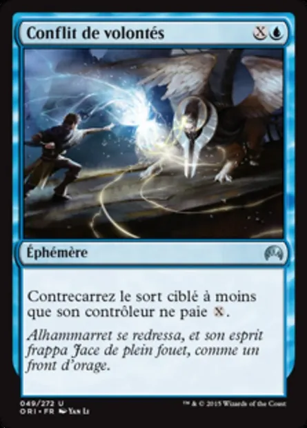 Conflit de volontés, carte Magic ORI 49 — extension Magic Origines