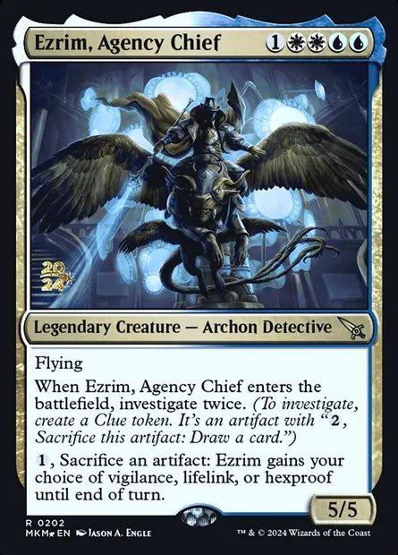Ezrim, Agency Chief, Magic card PMKM 202s — Murders at Karlov Manor Promos set