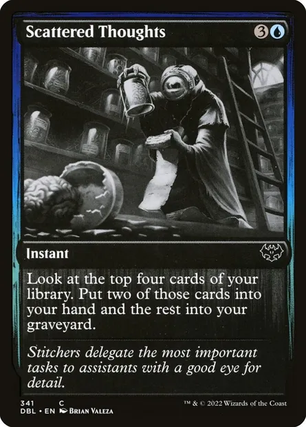 Scattered Thoughts, Magic card DBL 341 — Innistrad: Double Feature set