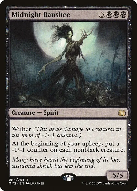 Midnight Banshee, Magic card MM2 86 — Modern Masters 2015 set
