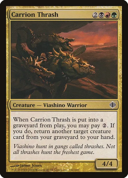 Carrion Thrash, Magic card ALA 162 — Shards of Alara set
