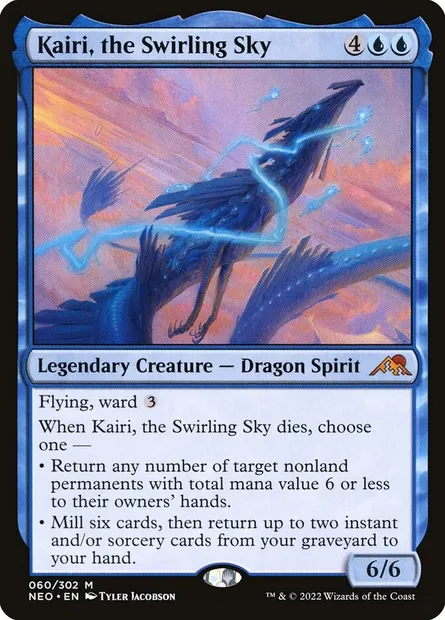 Kairi, the Swirling Sky, Magic card NEO 60 — Kamigawa: Neon Dynasty set