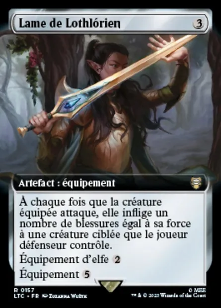 Lame de Lothlórien, carte Magic LTC 157 — extension Tales of Middle-earth Commander