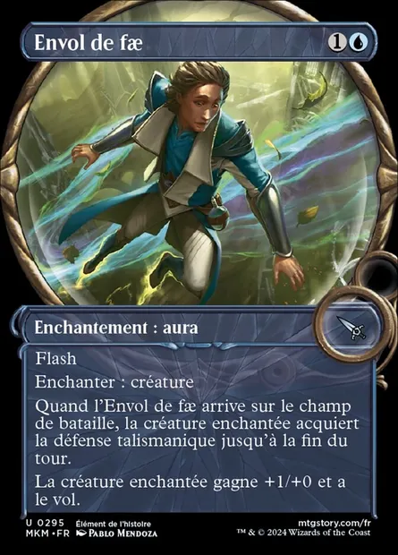 Envol de fae, carte Magic MKM 295 — extension Murders at Karlov Manor
