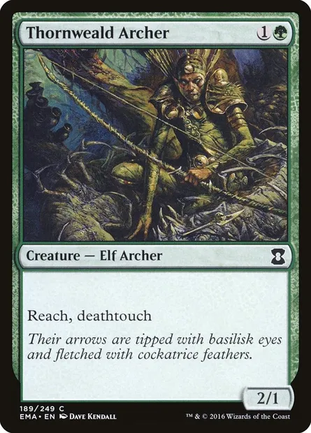 Thornweald Archer, Magic card EMA 189 — Eternal Masters set