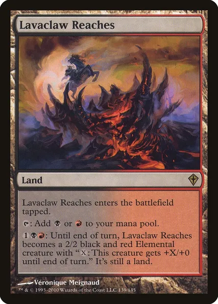 Lavaclaw Reaches, Magic card WWK 139 — Worldwake set