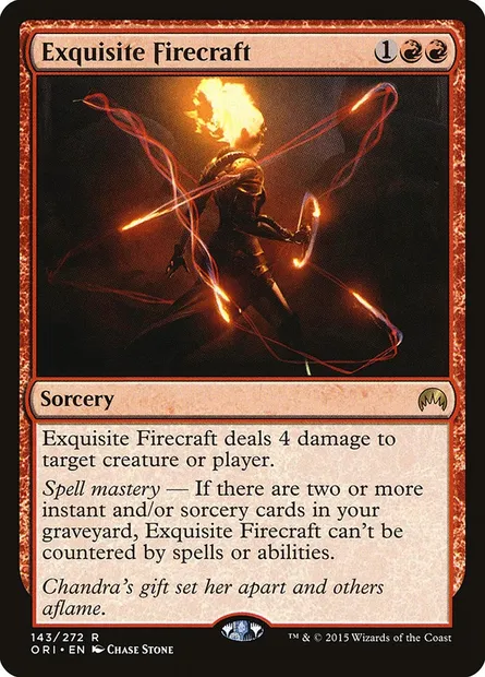 Exquisite Firecraft, Magic card ORI 143 — Magic Origins set